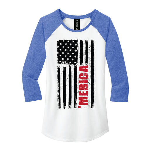 'Merica Flag Women's Tee